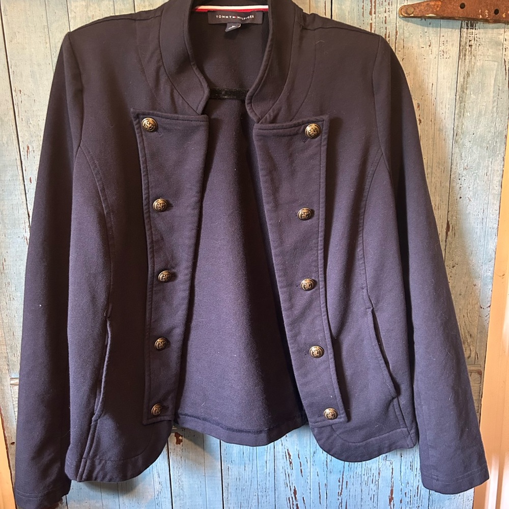 Tommy Hilfiger Black Blazer Classic Tailored Suit Jacket